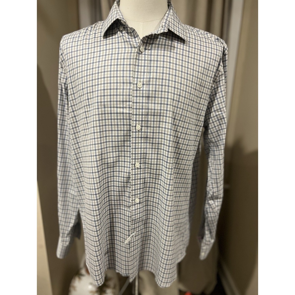Faherty Men's Button Up Shirt Large Casual Long Sleeve‎